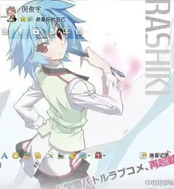 求一个蓝色短发红瞳少女,有图