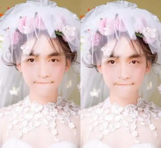 当红男星p婚纱照是啥样胡歌娇羞鹿晗有女人味,王凯让人不想看
