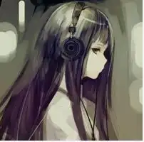 求黑白系女生动漫头像