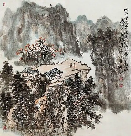 坚守性灵李小奋山水画