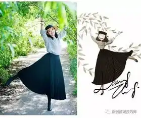 服装搭配夏末初秋换季搭配,n套漫画服装搭配演绎初秋流行美