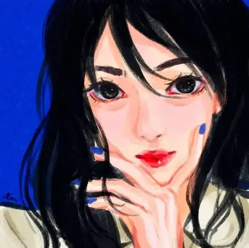 ins治愈系蓝色背景图