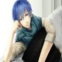 微信头像漫画男蓝头发微信头像图片大全