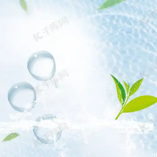 简约透明水滴化妆品psd分层主图背景素材背景图片免费下载千库网