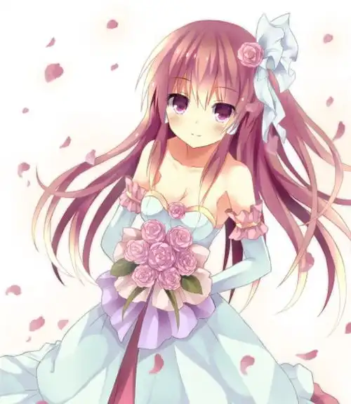 动漫头像打扮华丽活泼开朗的二次元小仙女,充满了仪式感,真幸福