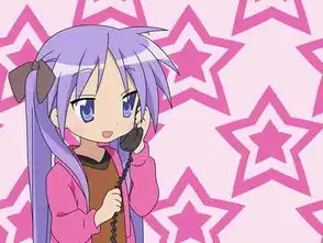 长发扎成小辫子才美二次元经典双马尾少女