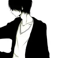 求几张好看点的黑白动漫头像要男生的