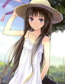 一个黑头发女孩眼睛蓝色的哪个动漫里的