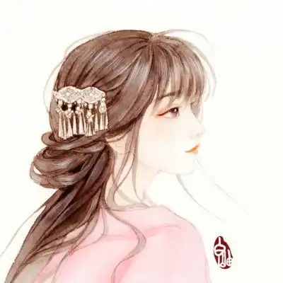 林弦唯美古风动漫女头君子可否陪我一生.