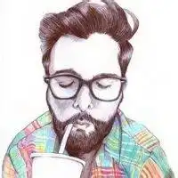 胡子大叔头像黑白动漫微信头像图片大全