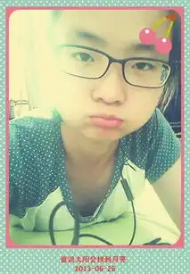 中学生戴眼镜女生扎马尾想留刘海,适合什么刘海呢照片如下