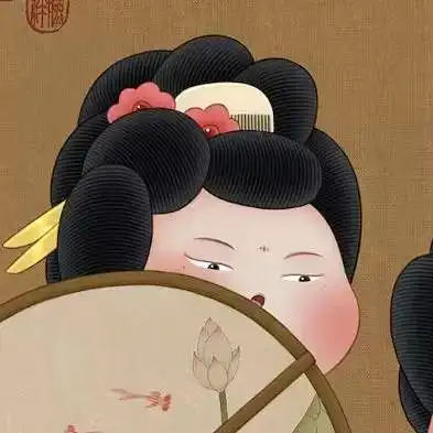 其实胖子也很美专画胖脸的她,把周迅千寻画成圆脸古风美人,萌炸了