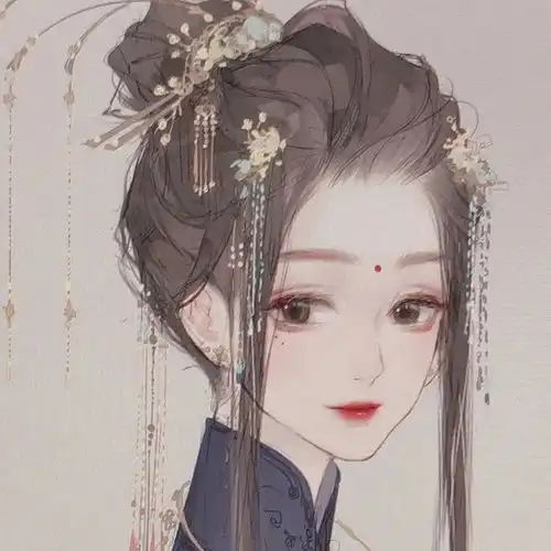 古风头像卿与尔共枕一梦