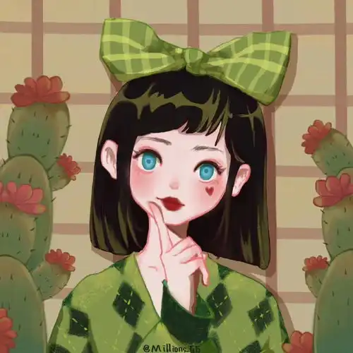 动漫女生头像,少女心满满