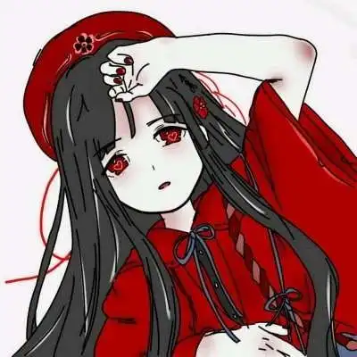 如辰ins优质动漫红色系女头这卡通动漫头像我要个性网