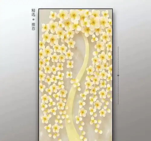 妙彩金饰画玄关,一个装饰画不可错过的地方
