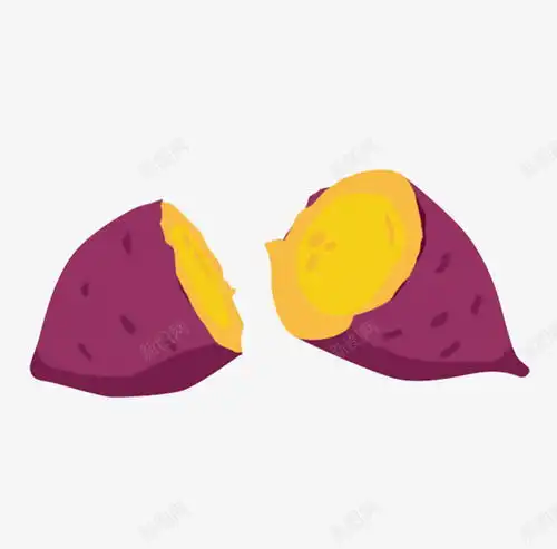 卡通手绘插画装饰食品紫薯红薯免费下载页面网页平面电商创意素材红薯素材