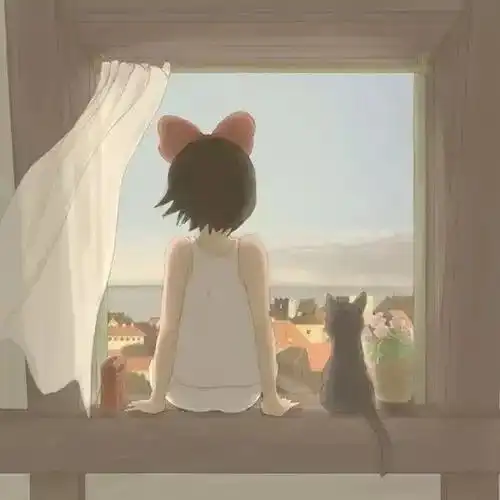 女生头像今晚是软软甜甜的梦