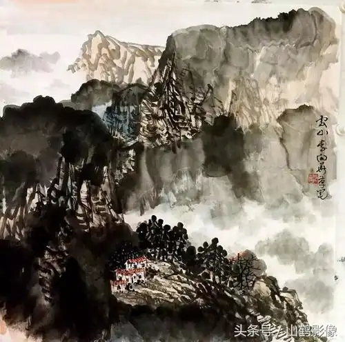 中国山水画浅识及李向华的山水画