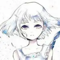 二次元女生白头发冰雪头像二次元高冷帅气白发女生头像