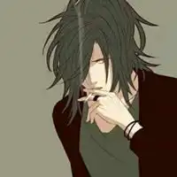 动漫头像男生冷酷吸烟微信头像图片大全