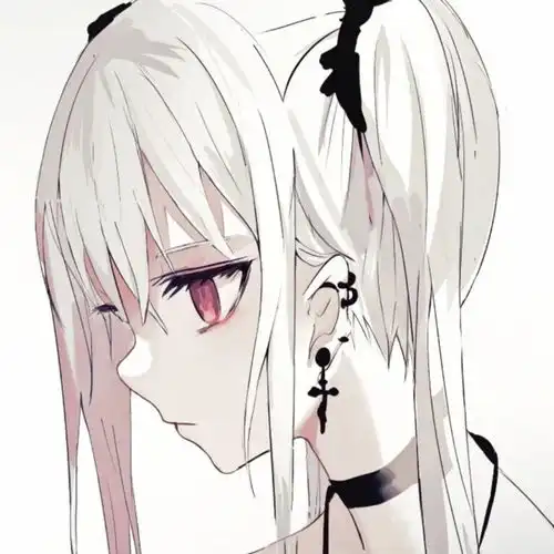 动漫女生头像好像再见你一面,我可以站的很远