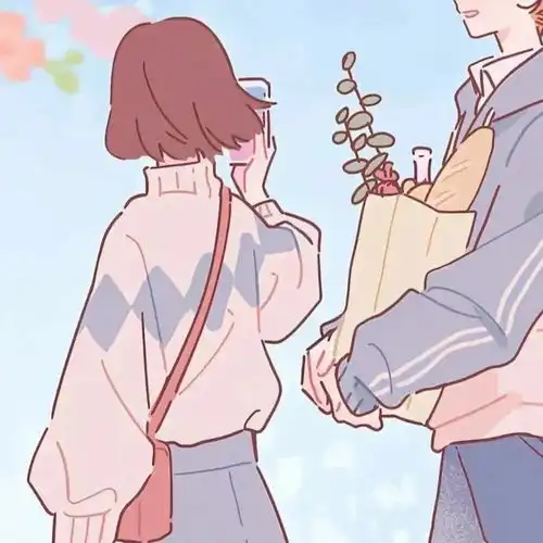 ins风情侣头像