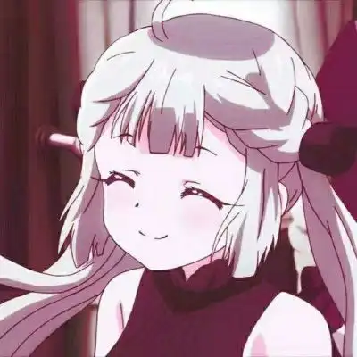 动漫二次元头像女呆萌少女粉色系动漫头像