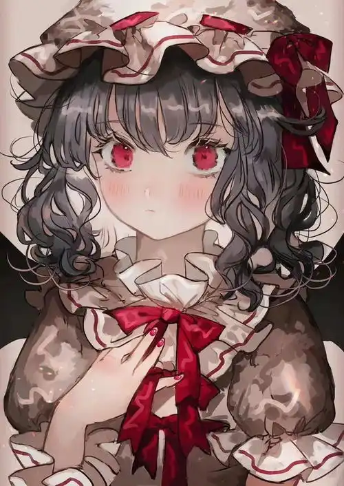 插画分享精致的优雅萝莉头像
