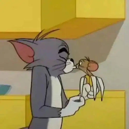 情头猫和老鼠汤姆杰瑞动漫卡通情侣头像系列