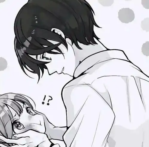 黑白漫画风动漫情头值得保存