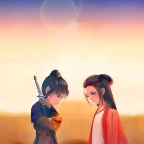 至尊宝紫霞仙子高清图动漫抖音,求这张的高清图