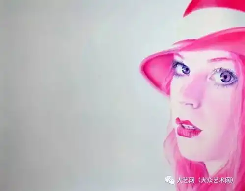 大众艺术网从黑白走向多色的随性肖像德国女画家萨宾鲁道夫sabinerudolph人物素描作品