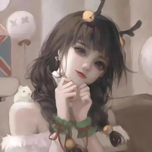 女生动漫头像距离
