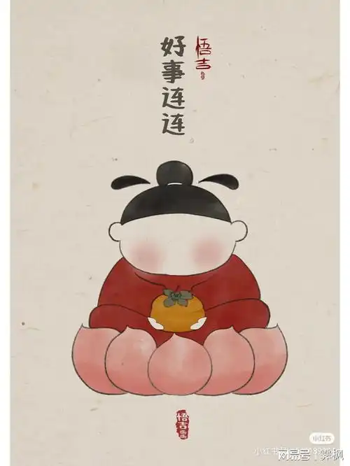 漫画头像,送你一把摇钱扇