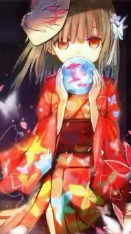 有没有戴着面具的动漫女生