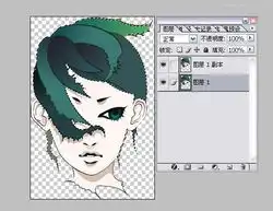 标题ps制作亮晶晶的人物闪图gif动画