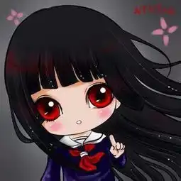 地狱少女阎魔爱黑长直红眸