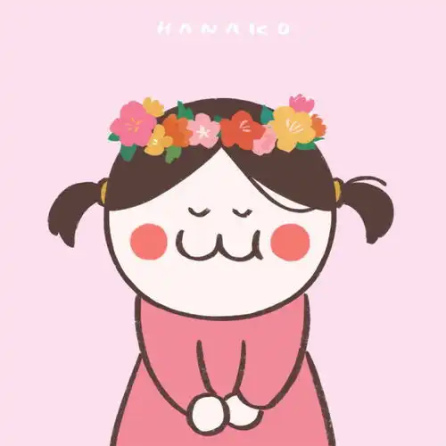 找一张扎2小辫子的卡通女孩图片