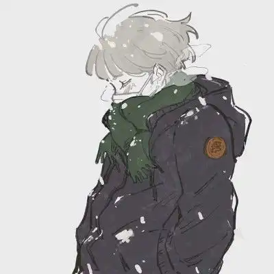黑白风帅气动漫男头精选