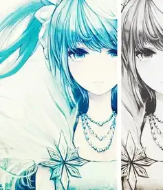 求透明皮肤,要女生素描的那种其他的也行非主流谢谢