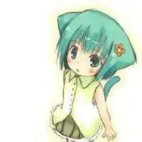 动漫薄荷绿头像女生微信头像图片大全