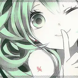 求淡绿色女生头像最好是动漫的