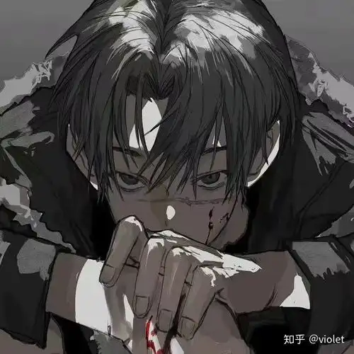 有哪些适合男生用的暗色系的动漫头像