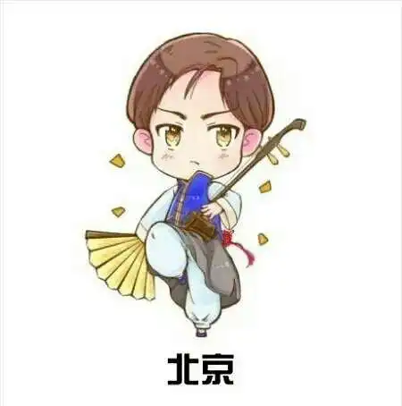 中国省份拟人图