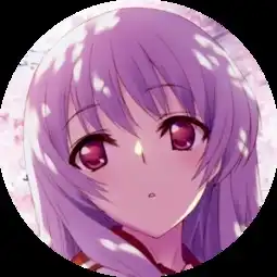 紫发红眼动漫少女