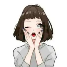动漫情侣头像女生捂着嘴找和她一对的男生头像,跪求