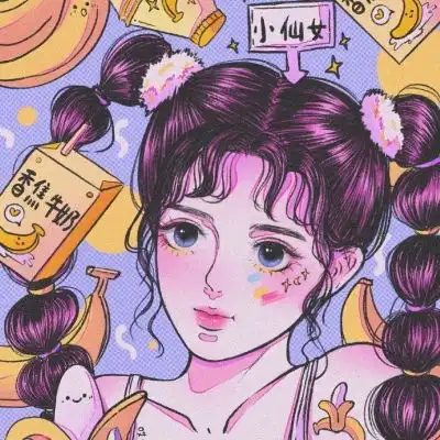 清晰动漫女生头像也比较适合多人闺蜜头使用的