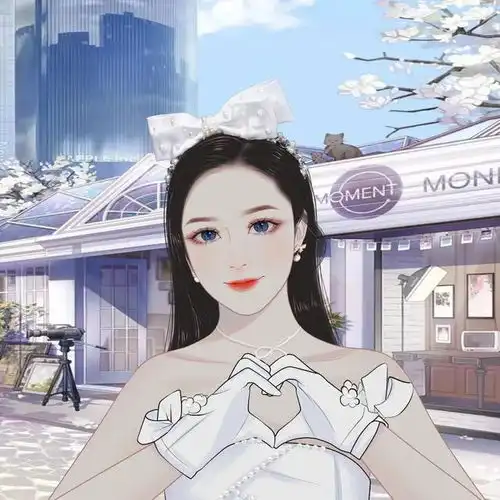 专属自己的手绘漫画头像,喵喵闺蜜头像情侣头像