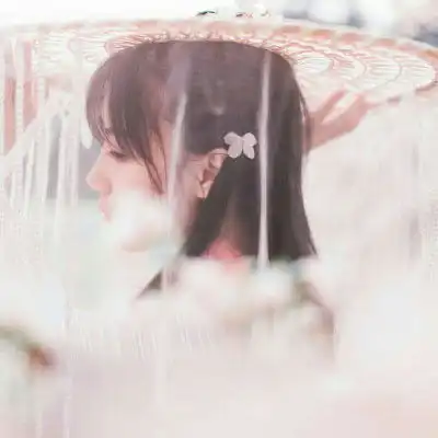 古风头像女唯美淡雅仙气十足的白衣古风女子图片